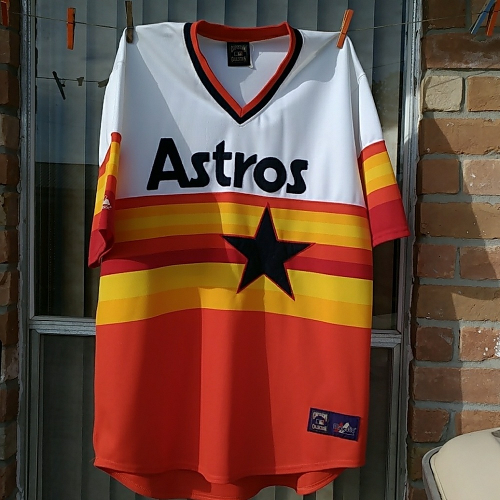 Houston Astros Rainbow Jersey 2XL